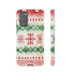 Icelandic Watercolor inspired by Christmas Sweaters - Impact Resistant Phone Case Samsung Galaxy S20 FE Glossy